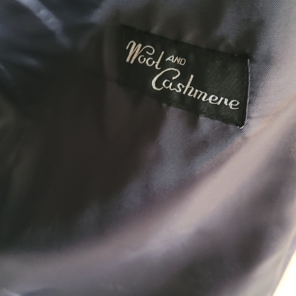 Giorgio Sappini Navy Blue Wool & Cashmere Suit Jacket - Picture 7 of 9